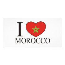 I Love Morocco photo cards by EthnoShirts I Love Morocco photo cards