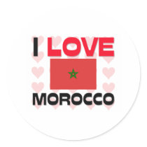 I Love Morocco stickers by tshirtshirts I Love Morocco stickers