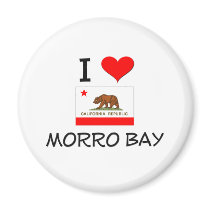 I Love MORRO BAY California magnets