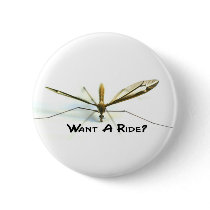 I love mosquitos buttons