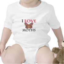 I Love Moths t-shirts