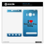 I love Motorcycle Drag Racing Decals For HTC Evo 4G