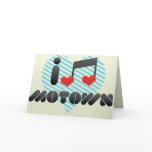 I Love Motown Greeting Card