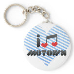 I Love Motown Key Chains