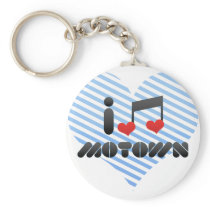 I Love Motown Key Chains