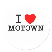 I Love Motown Stickers