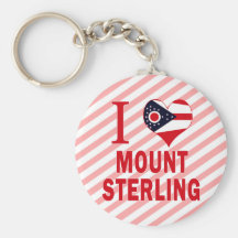 I love Mount Sterling, Ohio Keychain