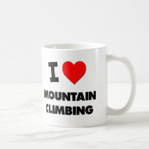 I love Mountain Climbing Coffee Mug