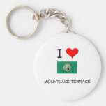 I Love Mountlake Terrace Washington Key Chain
