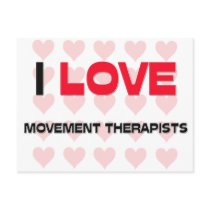 I LOVE MOVEMENT THERAPISTS postcards by professions I LOVE MOVEMENT THERAPISTS postcards