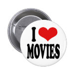 I Love Movies Buttons