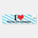 I Love Moving Van Companys Bumper Sticker
