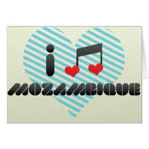 I Love Mozambique Cards