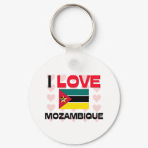 I Love Mozambique keychains