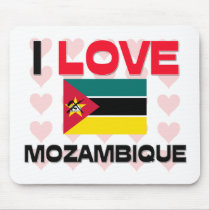 I Love Mozambique mousepads