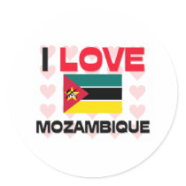 I Love Mozambique stickers by tshirtshirts I Love Mozambique stickers