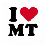 I LOVE MT posters