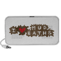 I Love Mud Baths Travel Speakers