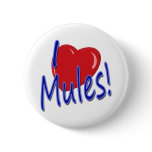 I Love Mules! Pins