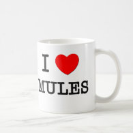 I Love MULES Coffee Mug