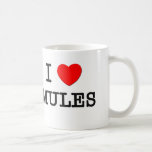 I Love Mules Coffee Mug