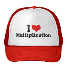 I Love Multiplication Trucker Hat