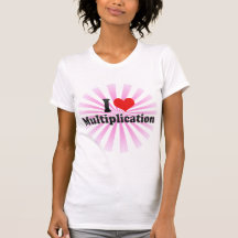 I Love Multiplication Tshirts
