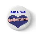 I Love Mum 2 Pin