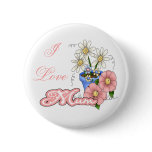 I love mum pin