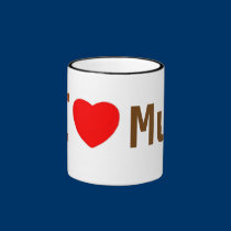 I Love Mum mugs