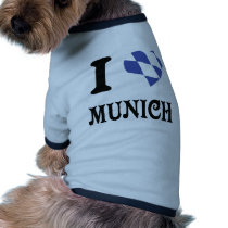 I love Munich icon pet clothing