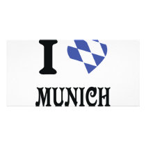 I love Munich icon photo cards
