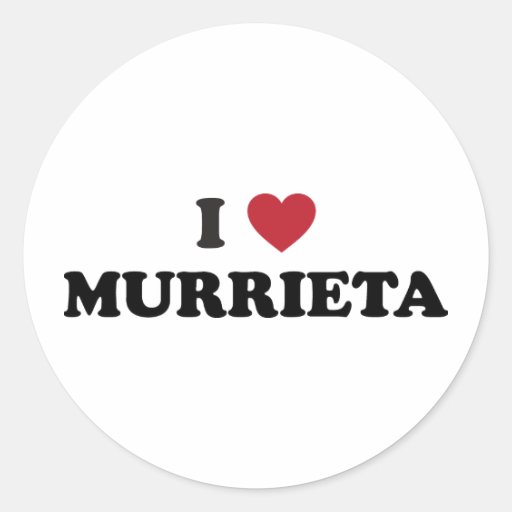 I love Murrieta California Sticker