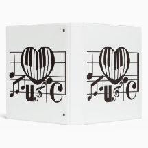 I LOVE MUSIC BINDER