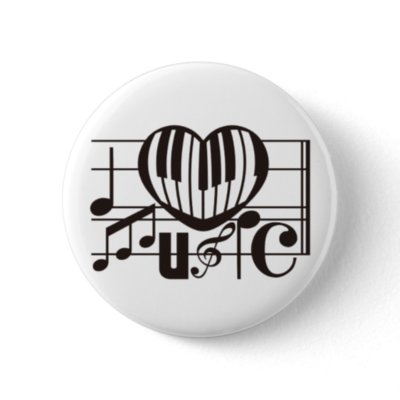 I LOVE MUSIC buttons