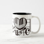 I LOVE MUSIC COFFEE MUGS