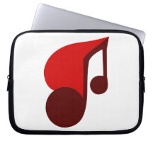 I Love Music Laptop Sleeve