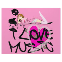 I LOVE MUSIC letterhead