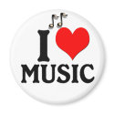 I Love Music magnets by akiliking I Love Music magnets
