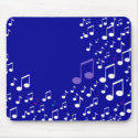 I Love Music_Mousepad_by Elenne by ELENNE I Love Music_Mousepad_by Elenne
