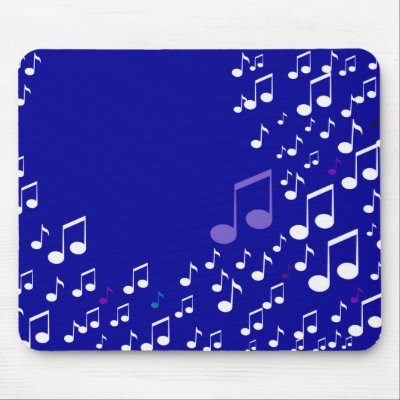 I Love Music_Mousepad_by Elenne by ELENNE