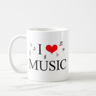 I Love Music Mug
