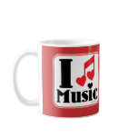 I love music! mug