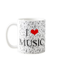 I Love Music mugs