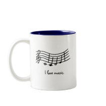 I love music mug (2) by Cherylsart I love music mug (2)