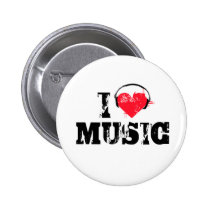 I love music buttons