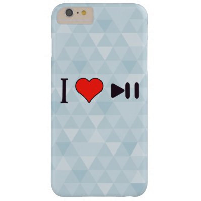 I Love Music Players Barely There iPhone 6 Plus Case