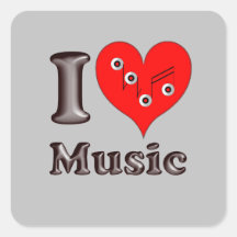 I love Music Stickers