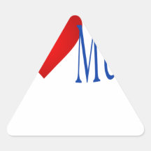 I love music triangle sticker