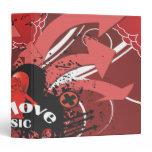i love music urban vector art vinyl binders